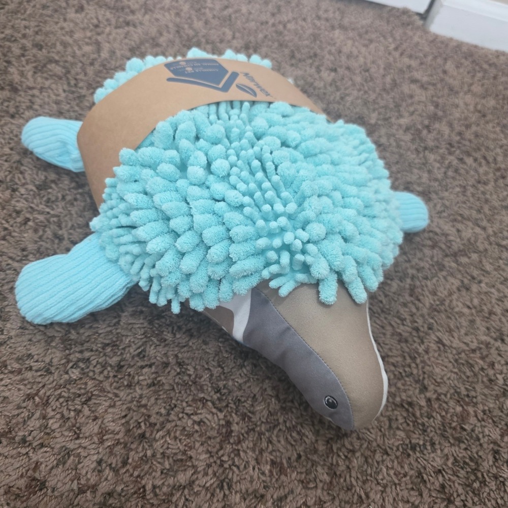 Norwex Sea Turtle Plush Toy Limited Edition Pet for a Cause Aqua Blue Sensory